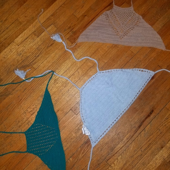 3 pack crochet tops - Picture 2 of 5